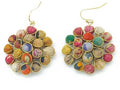 Aasha Kantha Handcrafted Beaded Circle Earrings